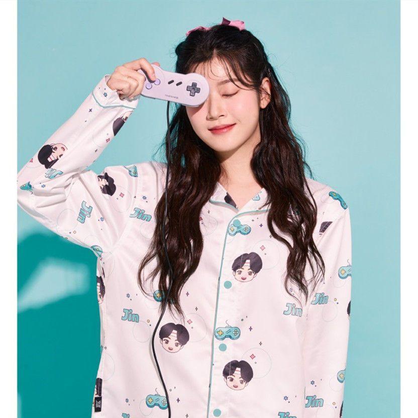 BTS MERCH  TINY TAN MIC DROP PAJAMAS (all members)