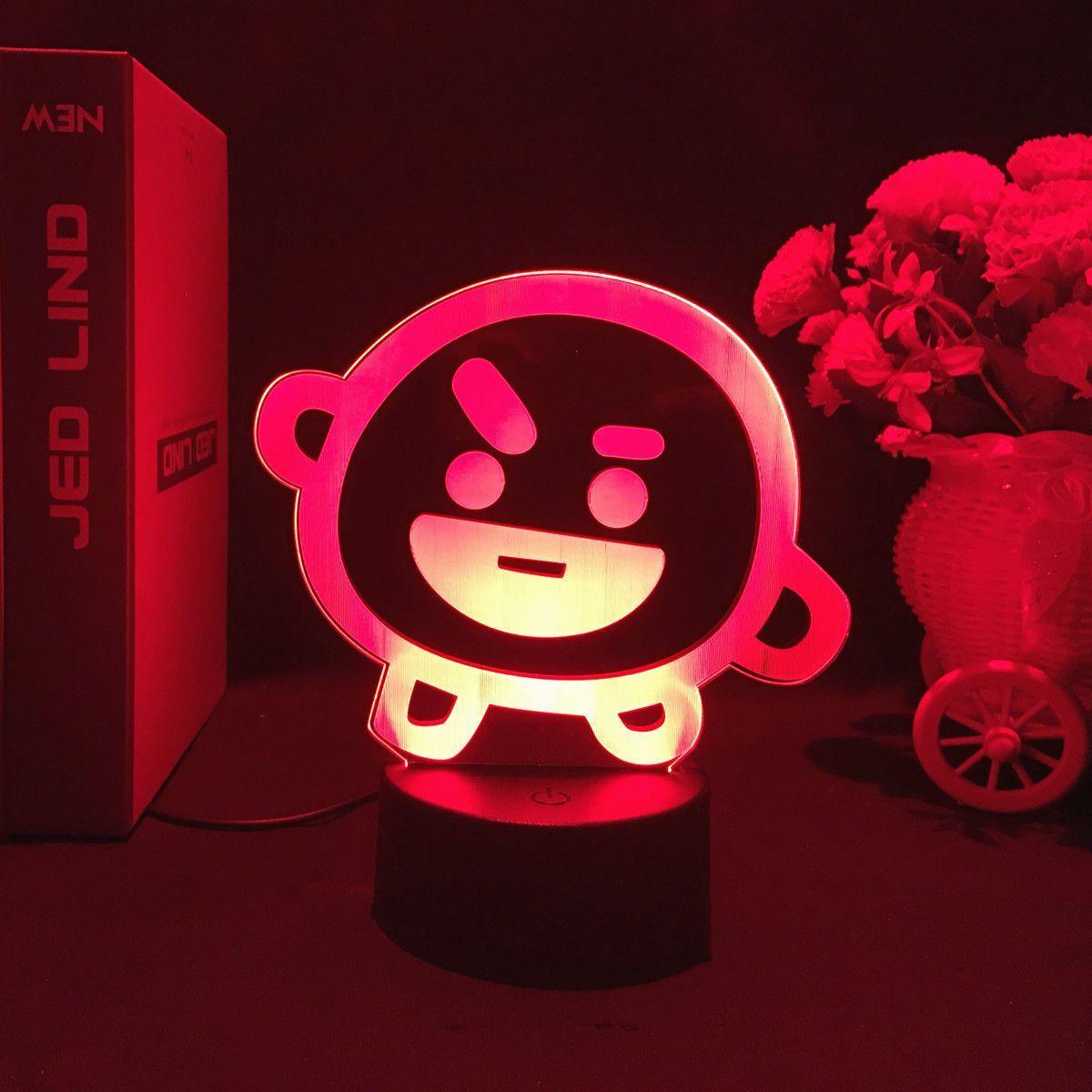 BT21 LAMP LED COLOR CHANGING LIGHT (16 COLORS) WITH REMOTE CONTROL