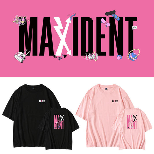 STRAY KIDS MERCH MAXIDENT TSHIRT 100% COTTON