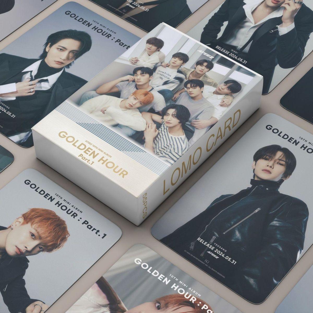 PHOTOCARDS ATEEZ GOLDEN HOUR Part. 1 55 pcs
