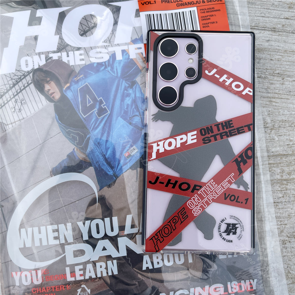 J HOPE ON THE STREET CELL PHONE CASES - SAMSUNG VARIOUS MODELS!