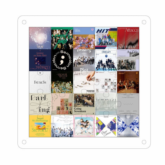 SEVENTEEN MERCH  ALBUMS DECORATIVE PUZZLE(2 sizes)