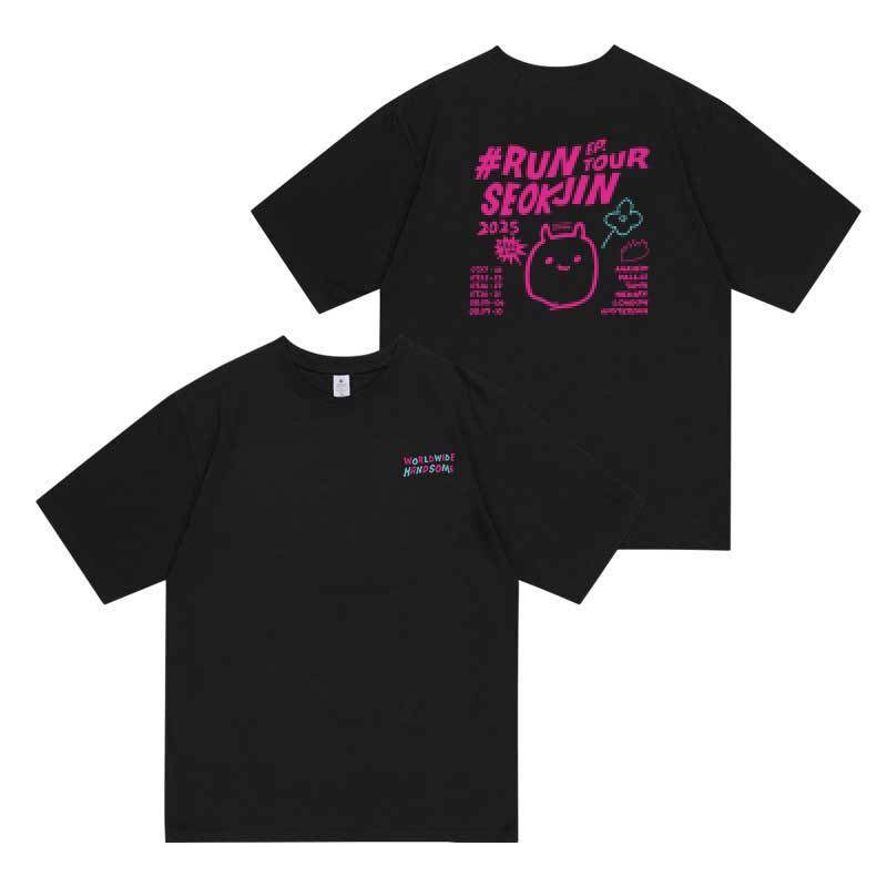JIN RUNSEOKJIN TOUR T SHIRTS 100% COTTON