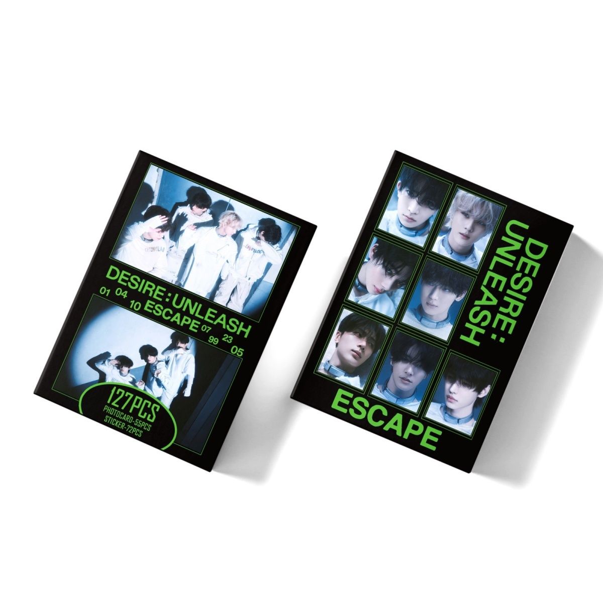 PHOTOCARDS ENHYPEN DESIRE UNLEASH 127 PCS (55 Photocards + 72 Stickers)