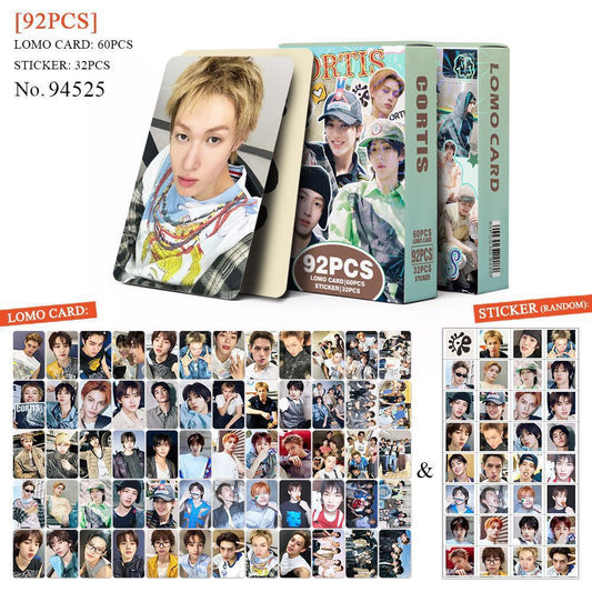 CORTIS PHOTOCARDS 92 PCS (60 PHOTOCARDS + 32 STICKERS)