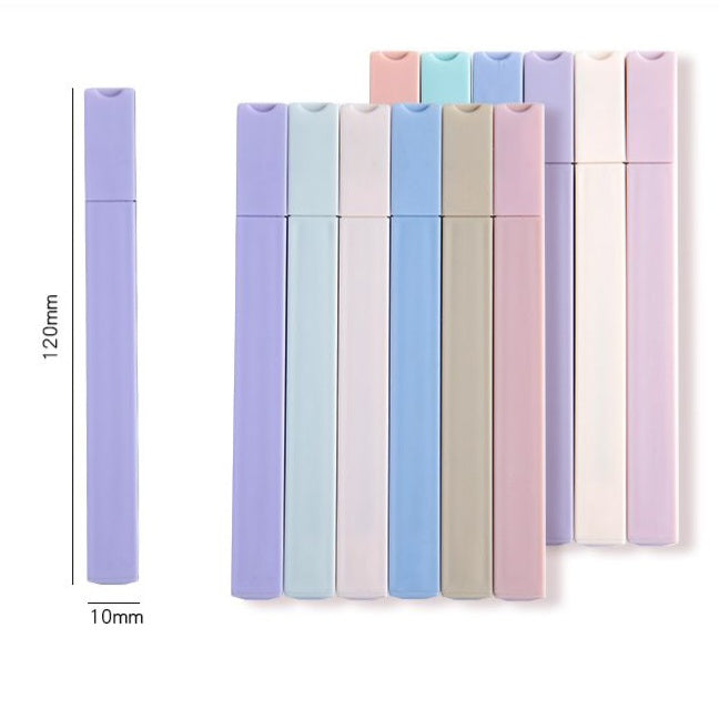 12 PASTEL COLOR HIGHLIGHTER BRUSHES SET