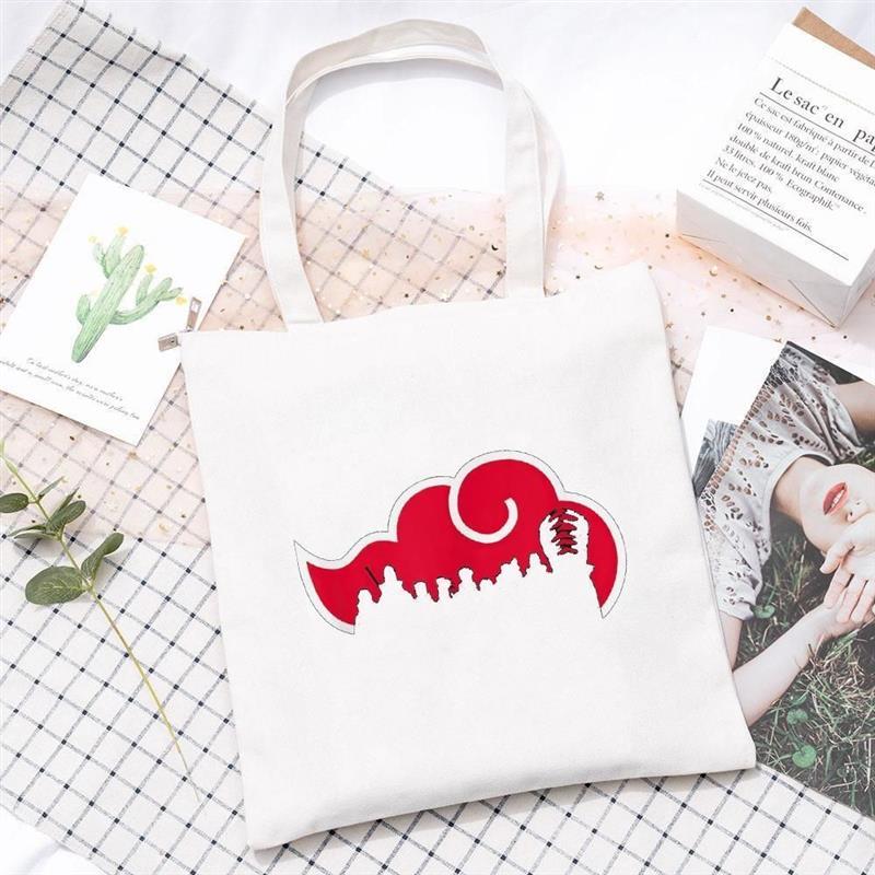 NARUTO ANIME ZIPPERED BAG (black and white)