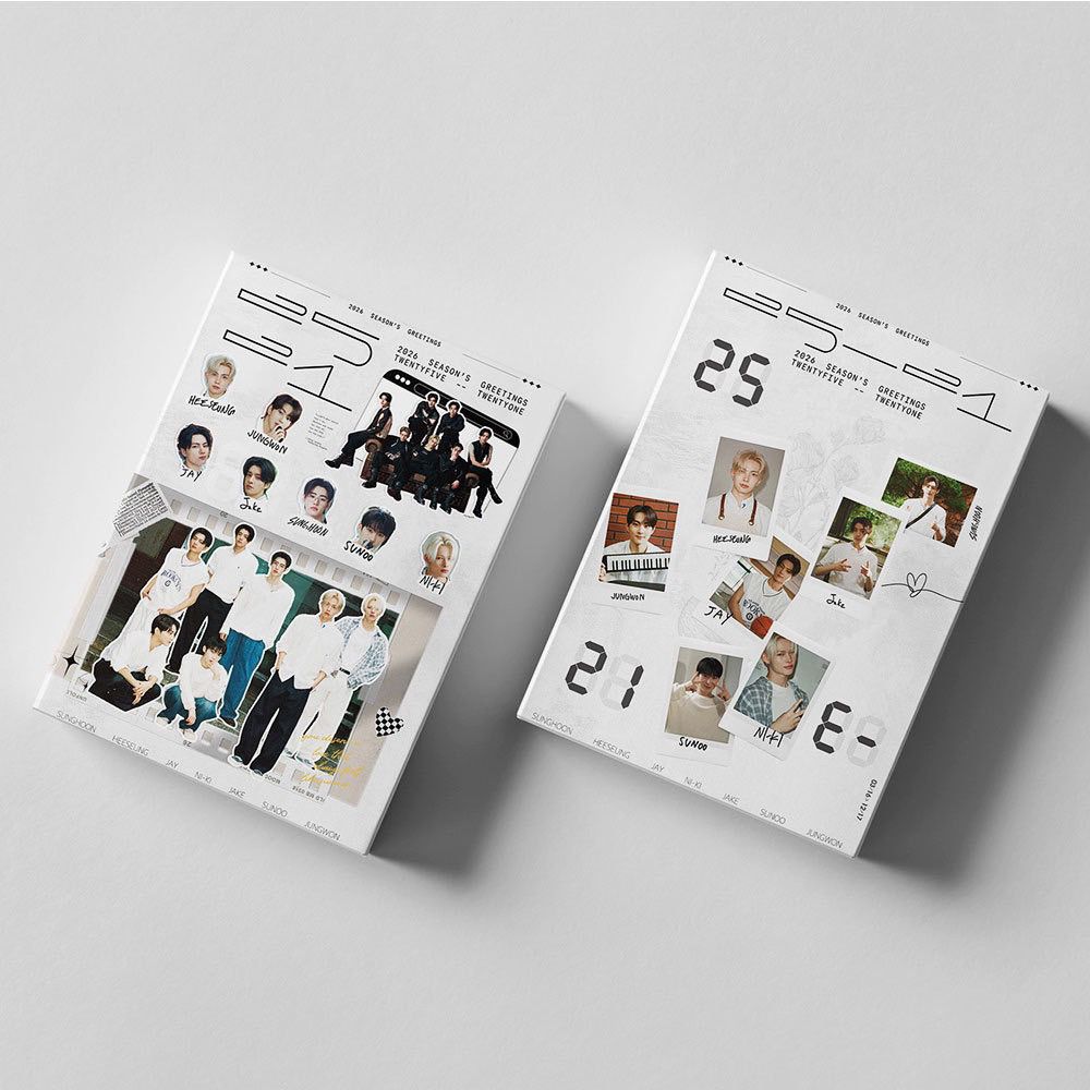 PHOTOCARDS ENHYPEN 2026 SEASON'S GREETINGS 55 PCS