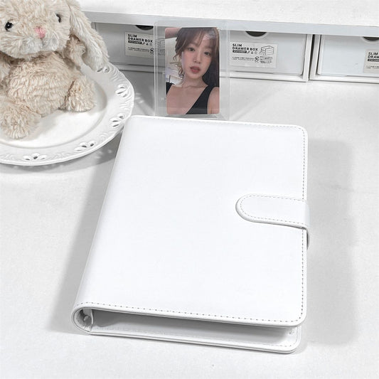 PHOTOCARD HOLDERS BINDER A5 + 20 DOUBLE-SIDED PLASTIC SHEETS (160 SPACES)