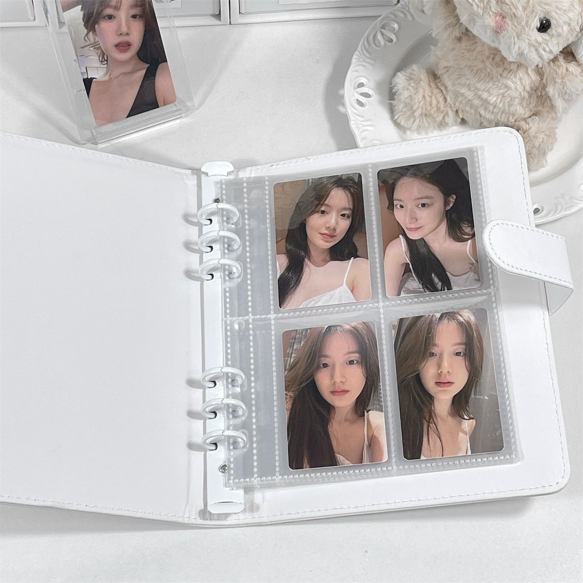 PHOTOCARD HOLDERS BINDER A5 + 20 DOUBLE-SIDED PLASTIC SHEETS (160 SPACES)