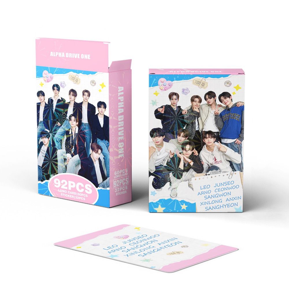 ALPHA DRIVE ONE(ALD1) 60 PHOTOCARDS + 32 STICKERS 92 PCS