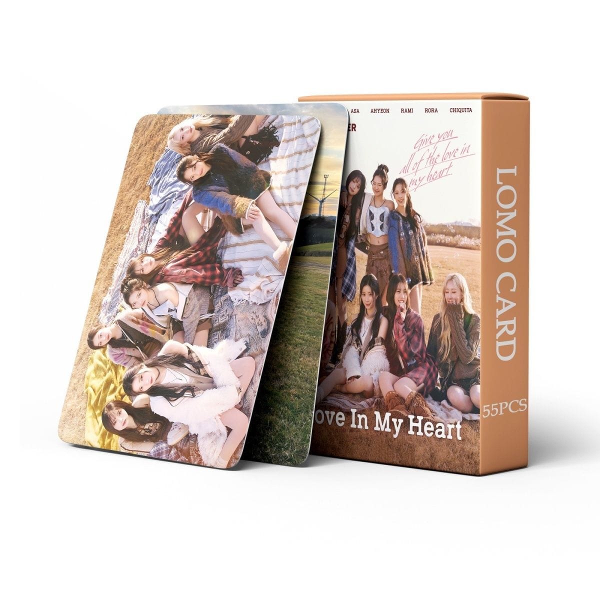 BABYMONSTER PHOTOCARDS LOVE IN MY HEART 55PCS