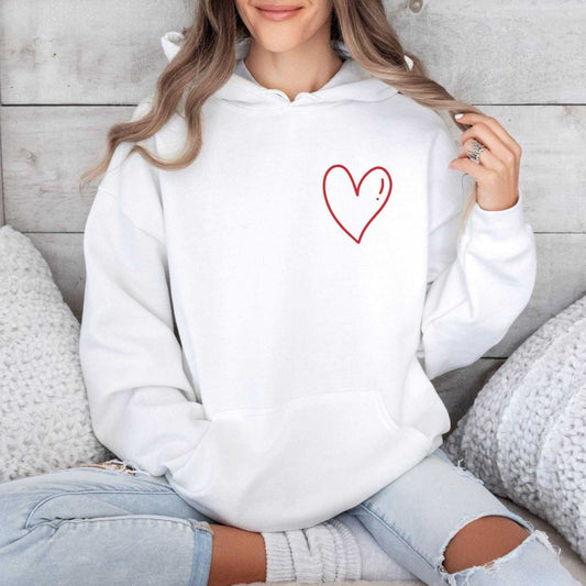 HEART MINIMALIST HOODIE