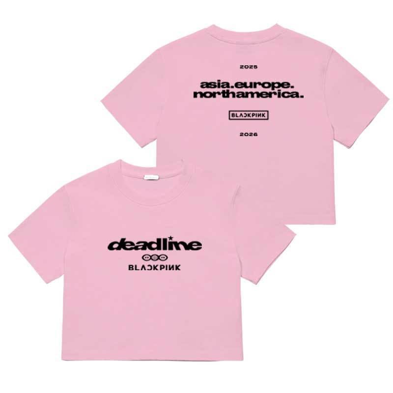 BLACKPINK DEADLINE T-SHIRT/CROPPEDS 100% COTTON