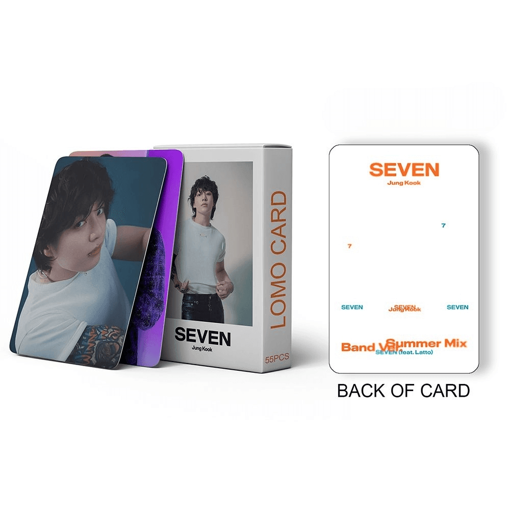 PHOTOCARDS JUNGKOOK SEVEN 55 PCS