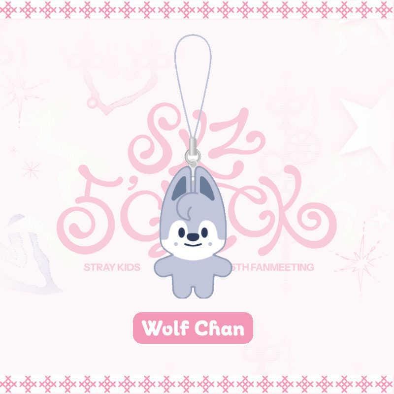 STRAY KIDS  SKZ 5'CLOCK  SKZOO KEYRING