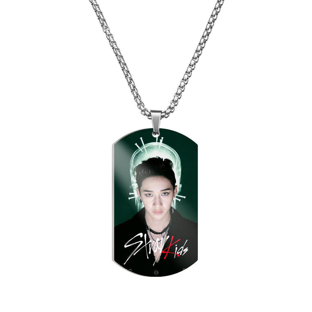 STRAY KIDS NECKLACE STAINLESS STEEL