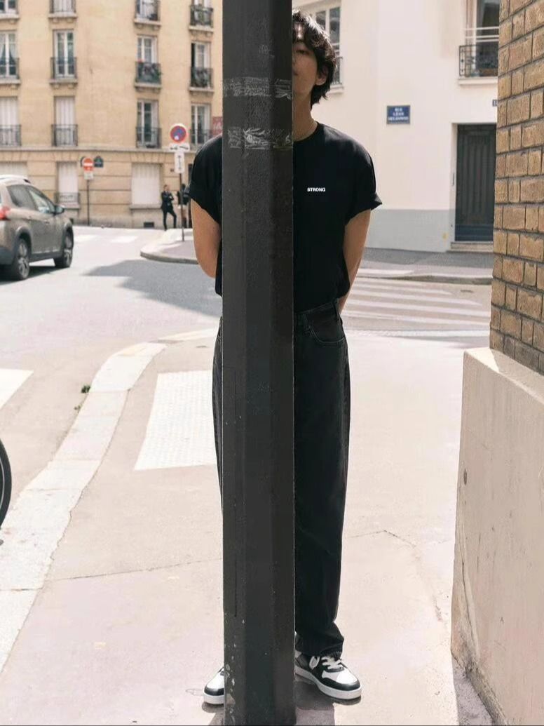 BTS V T-SHIRT 100% COTTON